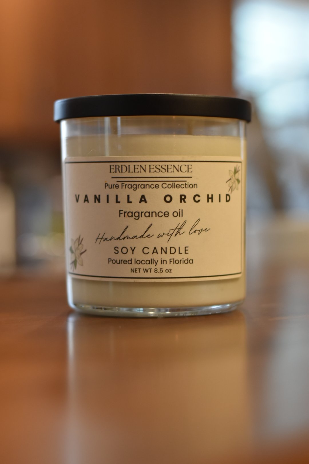 Vanilla Orchid Soy Candle - Image 2
