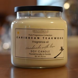 Caribbean Teakwood Soy Candle