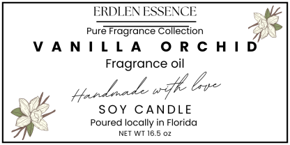 Vanilla Orchid Label